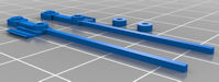 Download the .stl file and 3D Print your own Railroad Crossing N scale model for your model train set from www.krafttrains.com.